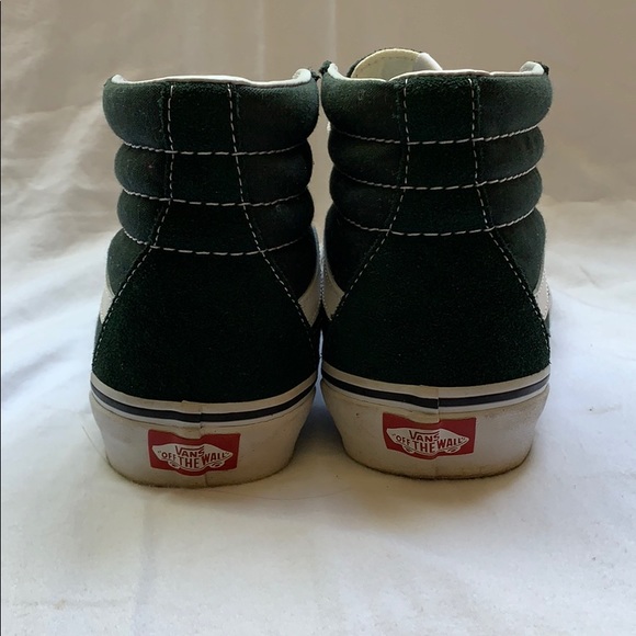 Old Skool Vans Green High Top - Picture 4 of 7